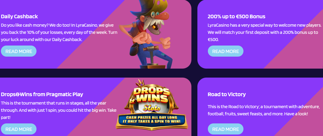 lyra casino promotions