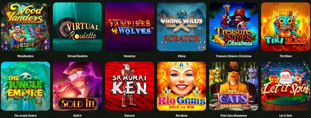 Cashpot Casino spel och spelautomater 