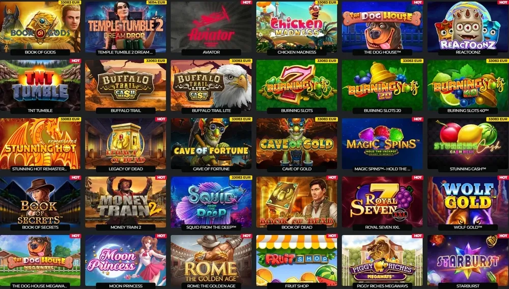 Energy Win Casino spel och spelautomater