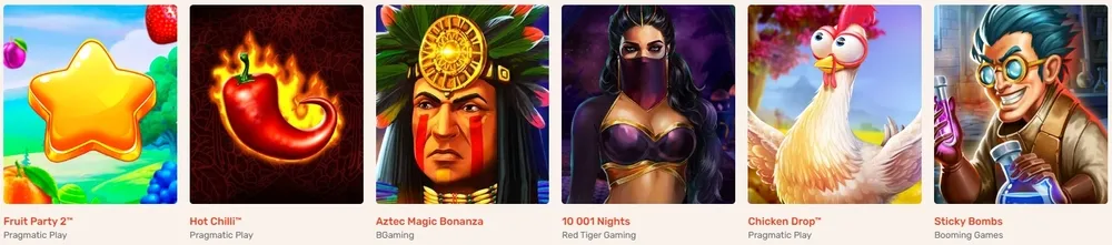 Koi Casino spel och spelautomater